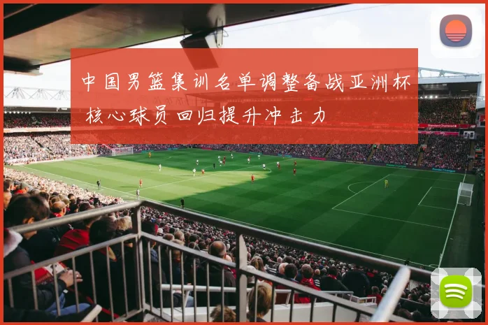 中国男篮集训名单调整备战亚洲杯 核心球员回归提升冲击力